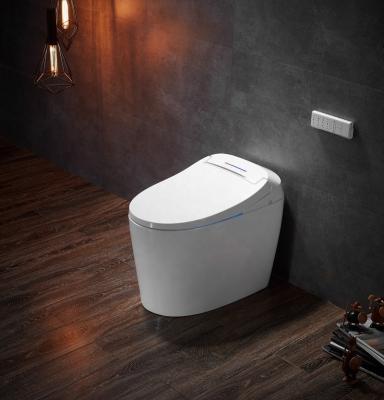 China Automatic Operation Smart Automatic Toilet With Built-in Multifunctional Luxury All In One Toilet OEM ODM Remote Control Heated Bidet for sale