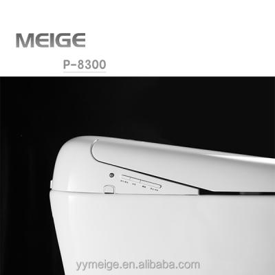 China Fancy Modern Water-saving Meige P-8300 Seat Self Cleaning Warm Soft Lighting Led Display Water Filtration Electric Toilet for sale