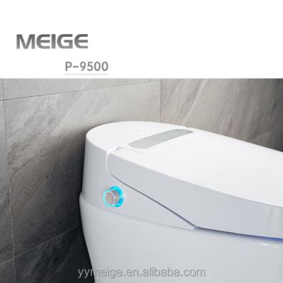 China Hot Sale Hidden Cistern Meige P-9500H Silver IPX4 Quick Install Button Multifunction Operation Infrared Sensor Flush Extended Smart Toilet for sale