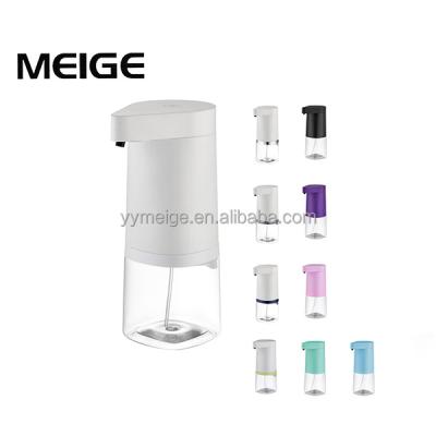 China Foam New Color 350ml Meige X-202 2022 Kitchen Soap Dispenser Gel Mist Liquid Foam IPX4 Free FCC CE Black Infrared Touch Smart Soap Dispenser for sale