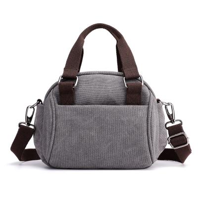 China Women's Shoulder Bag Handbag Women's Leisure New Swap Solid Color All-match Small Cloth Bag Women's Shoulder Bags Canvas Women's Bag for sale