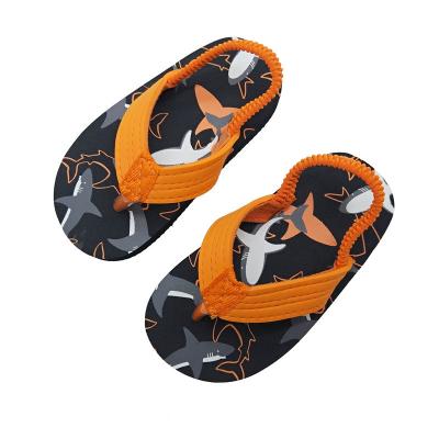 China New Summer Flat Children's Slippers Cartoon Soft Bottom Non-slip Children's Flip Flops Shoes Boys And Girls Sandals Baby Beach Shoes for sale