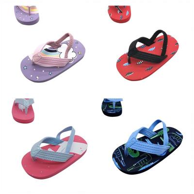 China New Lightweight Recyclable Summer Travel Kids and Portable Slippers Flip Flops Boys and Girls Shoes Beach Baby Flip Flops for sale