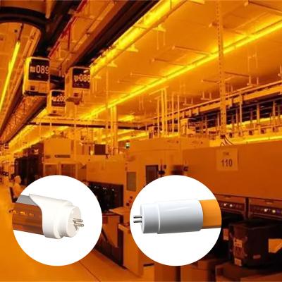 China Matching bracket lights new design anti LED glassTube G5 T8/T5 yellow light head 16w 18W LED UV glass tube for sale