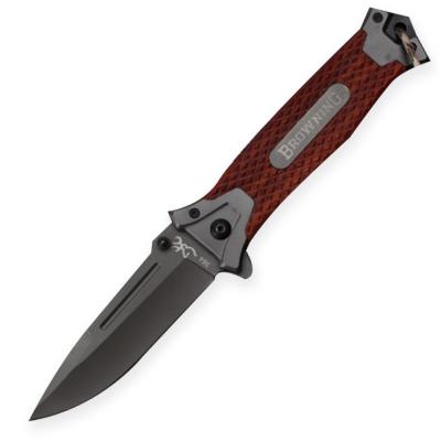 China Brown-364 EDC Hunting Knife Folding Knife Camping Tool Toolsupplier Tactical Size Steel Handle Pocket Knife TOOL Wholesaler for sale