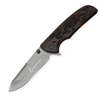 China Brown-X45 EDC Hunting Knife Folding Knife Camping Tool Toolsupplier Quality Steel Handle Pocket Knife Tactical TOOL Wholesaler for sale