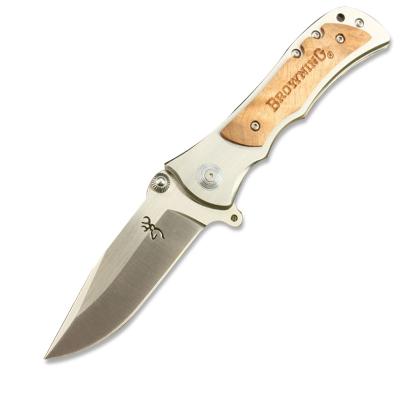 China Tactical Brown-339folding EDC Knife Toolsupplier Size Quality Steel Handle Pocket Knife Tool Wholesaler for sale