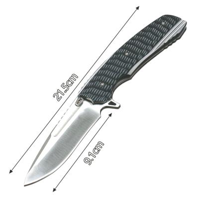 China FD06610 China EDC factory folding knife survival camping knife tool quality steel handle pocket knife tactical wholesaler for sale