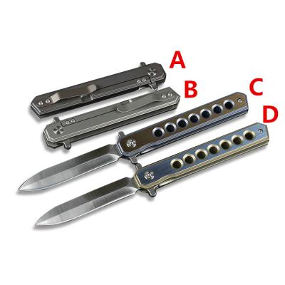 China FD0524 China EDC factory folding knife survival camping knife tool quality steel handle pocket knife tactical wholesaler for sale