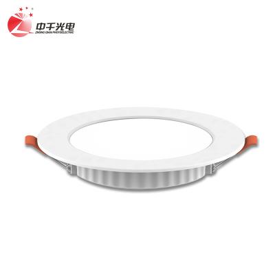 China Mini Round Recessed Office Building Lights 5W 9W 12W 18W 24W Modern Iron Lamp Indoor Commercial DOB Solution Backlit Led Panel Light for sale