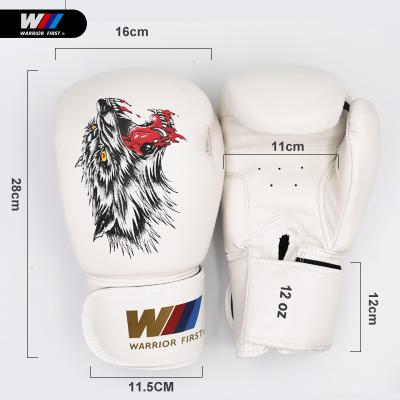 China Universal Professional Boxing Training Gloves Custom Design PU leather Cheap 12OZ Boxing Gloves for sale