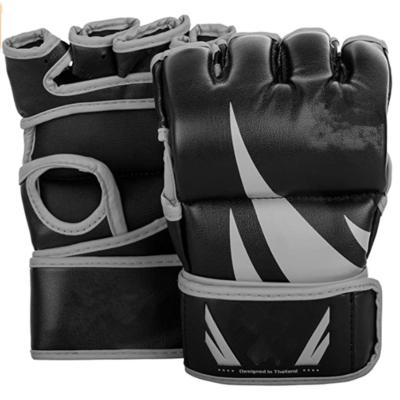 China Universal Muttahida Majlis-e-Amal Gloves Half-Finger Boxing Fighting Gloves Muttahida Majlis-e-Amal Gloves with Adjustable Wrist Band for Sanda Sparring Punching Bag for sale