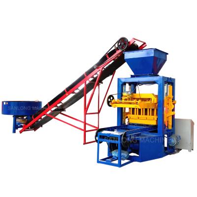 China Building Material Shops QT4-26 Simi-auto Concrete Cement Block Making Machine Sale Price In Ghana for sale