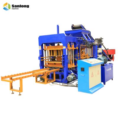 China Building material shops qt6-15 automatic fly ash brick making machine in indonesia for sale