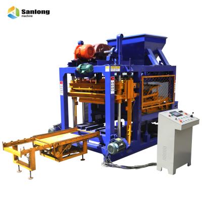 China Building Material Shops 2020 QT4-25 Full Automatic Cement Sand Fly Ash Brick Making Machine in USA for sale