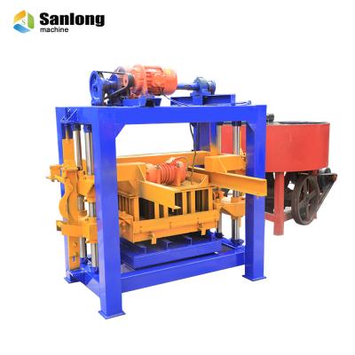 China Building material shops qtj4 40 brick cement block production making machine usa for sale