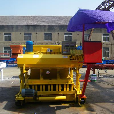 China Building Material Shops QMJ-6A Automatic Movable Egg Laying Block Brick Making Machine for sale