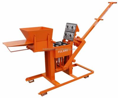 China Construction Material Stores QMR2-40 Manual Hand Press Clay Brick Making Machine Price Nepal for sale