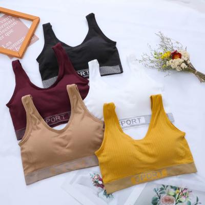 China Breathable Factory Direct Two Piece Cotton Ands Thong Bra And Panty Set For Women for sale