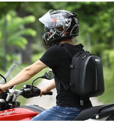 China Durable Carbon Fiber Customized Protective Helmet Tail Bag Waterproof Motorcycle for sale