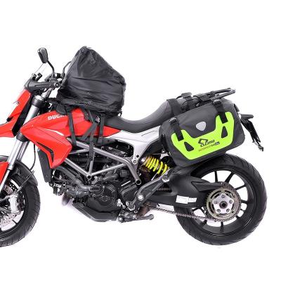 China Waterproof Bag Motorcycle Saddle Side Bag , Leather Waterproof Motorcycle Tank Bags for sale