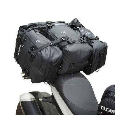 China Custom Waterproof Bag Quality Waterproof Motorcycle Tail Side Seat Bag Motorcycle Black Outdoor Saddle Bags for sale