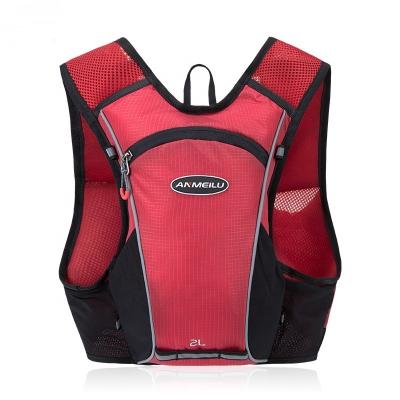 China Customized Terylene Nylon Portable Gym Hydration Running Backpack for sale