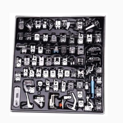 China Factory 72pcs Sewing Machine Accessories Presser Foot Household Supplies Kit Set With Box For Brother Singer Parts DIY for sale