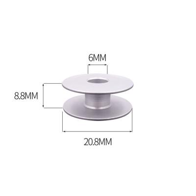 China Factory 100pcs/box flat aluminum spool 40264A for electric sewing machine parts for sale