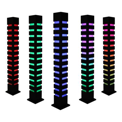 China Modern Inground Light Housing Garden Lighting 470mm High Colorful LED Floor Light RGB LED Tower Light for sale