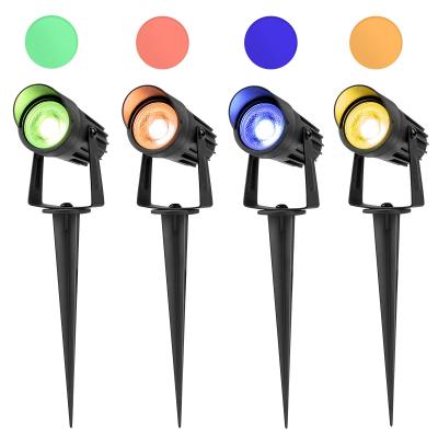 China LANDSCAPE Factory Price Low Voltage IP67 USA 3W Lawn Lights with Spike for Driveway/Garden /Pathway/Park Decoration for sale