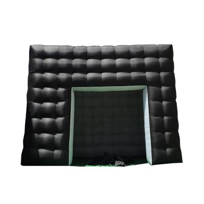 China Blower Inflator Black White Inflatable Cube Tent Outdoor Portable Events Room Shelter For Trade Show Party Photo Booth for sale