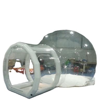 China Transparent Inflatable Crystal Bubble Inflatable Tent Blower Inflator Dome Inflatable Tent Sphere Tent for sale