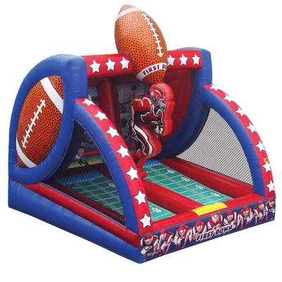 China Inflatable Throw Game PVC Tarpaulin Soccer Interactive Carnival Battle Up Games For Party Rental for sale