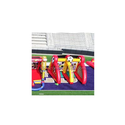 China PVC Tarpaulin Outdoor Events Interactive Attraction Throw Shooting Goal First Down Inflatable Football Sport Games for sale