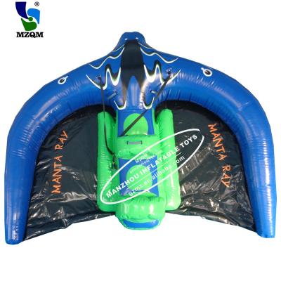 China Inflatable PVC Commercial 0.9mm PVC Flying Manta Ray For Water Sport Game for sale