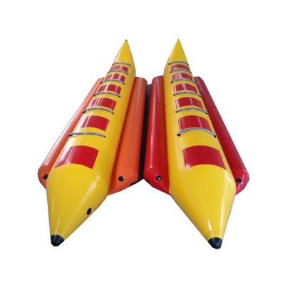 China Custom PVC Towable Water Games PVC Inflatable Banana Boat For Factory for sale