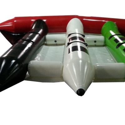 China PVC Inflatable Flyfish Towables Inflatable Fly Fish Water Sports Flying Fish for sale