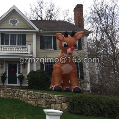 China Recycle Rudolph The Red Nosed Reindeer Inflatable For Outdoor Display Rudolph The Rednosed Reindeer Inflatable for sale