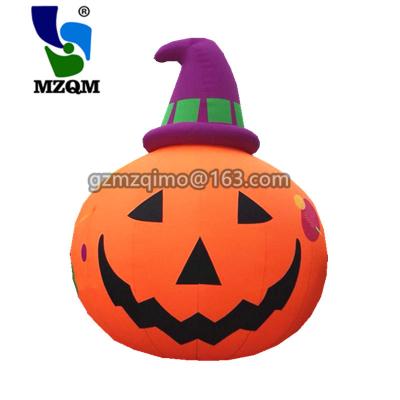 China Recycle Halloween Outdoor Decoration Inflatable Pumpkin For Promotional Halloween for sale