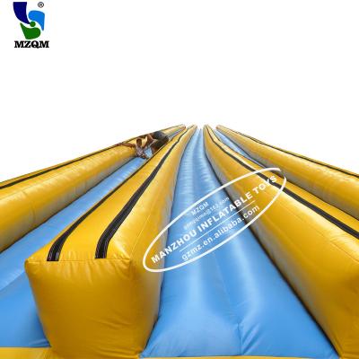 China Outdoor Inflatable Water Sound Slide Slide Single Lane Amusement Park for sale