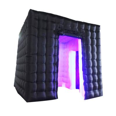 China Oxford Cloth Led Inflatable Photo Booth Tent Portable Photo Booth For Sale for sale