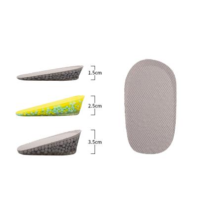 China Soft Comfortable High Quality Regular Half Heel Sports Running Shoe Protection Palm Stepping Up Shoe Insoles Shock Absorption Popcorn Insoles for sale