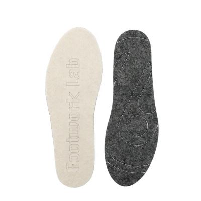 China 2021 New OEM Wholesale Autumn And Winter Breathable Warm Foot Pads Breathable Comfortable Wool Felt Insoles for sale