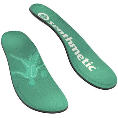 China Eco-friendly Factory Price Selling Custom Shock Absorption Football PVC Insole For Casual Sneakers Shoes for sale