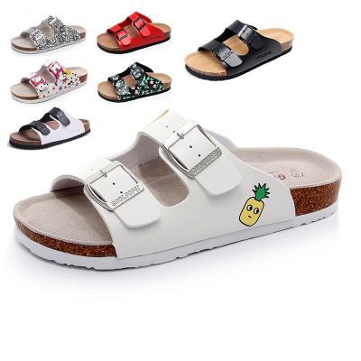 China Wholesale Custom Made Men's Ladies Cork Outdoor Slippers Non-slip Wear-resistant High Quality Lightweight Sandals for sale