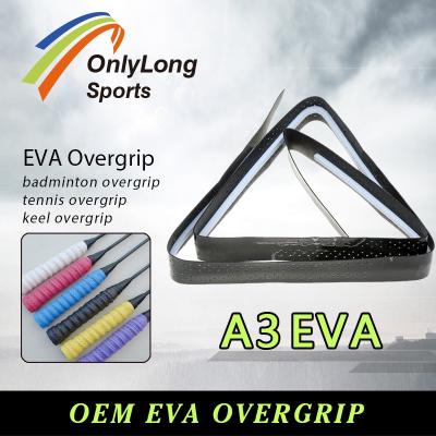 China EVA Keel / Badminton Overgrip EVA Skittle Tennis Anti-Slip Custom Overgrip A3-EVA for sale