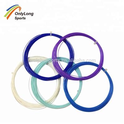 China Good sense of offensive best quality nylon badminton racket string customized for 0.66mm for sale