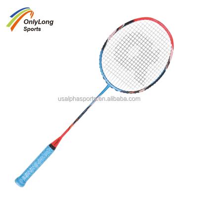 China Carbon badminton racket indoor sports for 24-28LBS badminton racket for sale