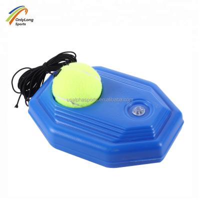 China Durable Tennis Balls Solo Training Base Portable Tennis Basic Training Device for sale